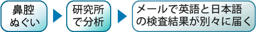 鼻腔拭いによるPCR検査